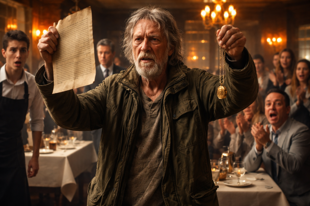 El Mendigo Era el Verdadero Dueño del Restaurante… y el Testamento Lo Cambió Todo 1 Si llegaste hasta aquí desde Facebook, prepárate… porque lo que ocurrió después en ese restaurante dejó a todos completamente en silencio. Nadie estaba listo para lo que ese “mendigo” estaba a punto de revelar. file 0000000063e471fd86fdcfa2cc98d15e