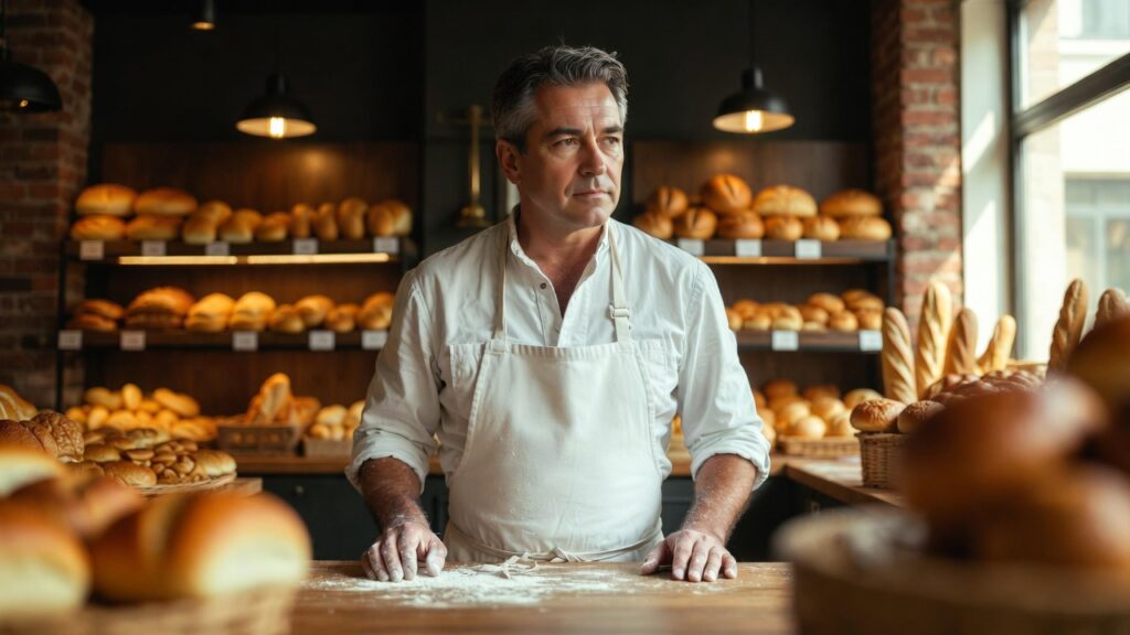 El Empleado de Panadería Que Todos Ignoraban… Hasta Que un Abogado Reveló la Herencia Millonaria que lo Convertía en el Verdadero Dueño 2 Si llegaste desde Facebook, sabes exactamente de qué momento estamos hablando… ese instante en el que Don Andrés estaba siendo humillado frente a todos, acusado de robar en la misma panadería donde trabajó durante años. Lo que no viste… fue lo que ocurrió segundos después. Porque esa acusación no solo iba a cambiar su vida… iba a destapar una verdad que llevaba décadas escondida. image 5