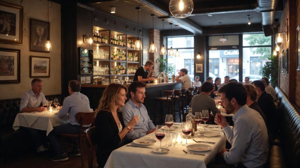 El Restaurante de Lujo Que Todos Admiraban… Hasta Que un Abogado Reveló al Verdadero Dueño de la Herencia Millonaria 2 Si llegaste desde Facebook, sabes exactamente de qué escena estamos hablando… esa noche elegante, las copas brillando, los clientes importantes… y ese momento incómodo en el que un hombre fue sacado del lugar como si no perteneciera ahí. Pero lo que no viste… fue lo que ocurrió después. Porque ese restaurante… no era de quien todos creían. Y la verdad estaba a punto de salir a la luz. image 8