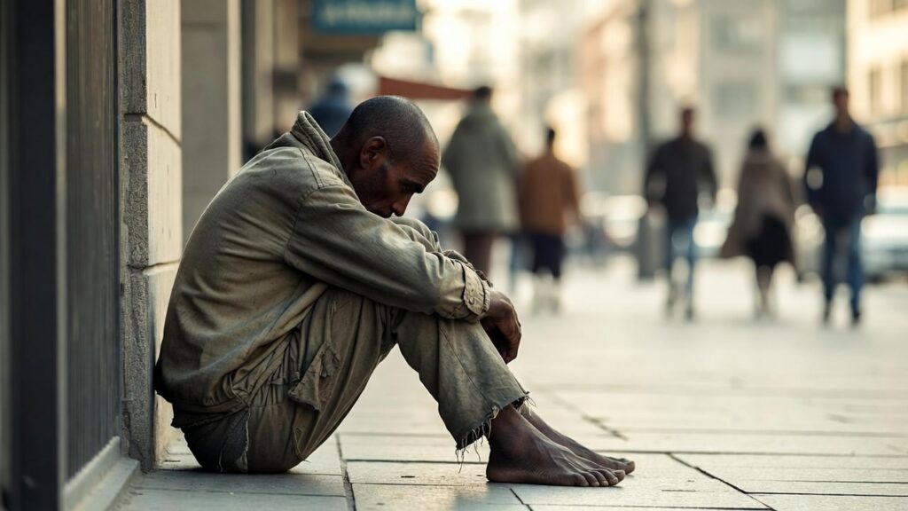 El Mendigo Que Nadie Miraba en la Calle… Hasta Que un Abogado Reveló la Herencia Millonaria que lo Convertía en el Verdadero Dueño 2 Si llegaste desde Facebook, sabes exactamente qué escena dejó a todos en silencio… ese mendigo sentado en la acera, ignorado por todos, y ese momento en que un hombre elegante se detuvo frente a él y dijo algo que nadie esperaba. Lo que no viste… fue lo que ocurrió después. Porque ese hombre, que parecía no tener nada… estaba a punto de demostrar que lo tenía todo. image 9