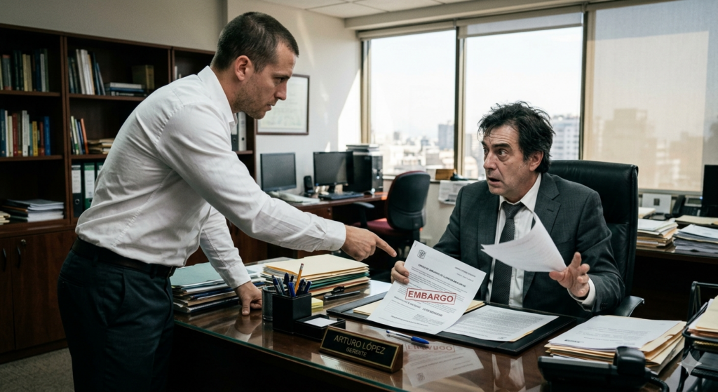 El Dueño Millonario y la Deuda Inesperada: El Embargo Que Destruyó a un Jefe Corrupto 1 ¡Hola! Si vienes desde Facebook con el corazón en la mano, buscando el final de esta pesadilla corporativa, estás en el lugar correcto. Te dejé en el momento más tenso de mi vida. Mi jefe acababa de embargar una cuenta bancaria para arruinarme, sin darse cuenta de que había congelado sus propios millones robados. Y justo cuando la realidad lo golpeó, la puerta de la oficina se abrió de golpe. Aquí tienes la historia completa, con cada detalle de lo que pasó después, y el giro que nadie vio venir. 1000254104 1